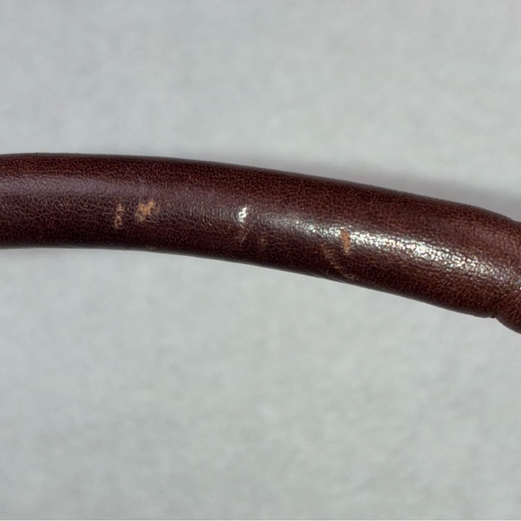 Lands’ End Suede Leather Hobo Shoulder Bag Purse Olive Green Key Clip - Picture 11 of 16